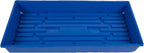 SUNPACK 10" x 20" Mega Plastic Seed Starting Tray, Blue, 2.5" - No Drainage Holes, Ideal for Greenhouses or Indoor Gardening - Made of Thick, Strong Plastic