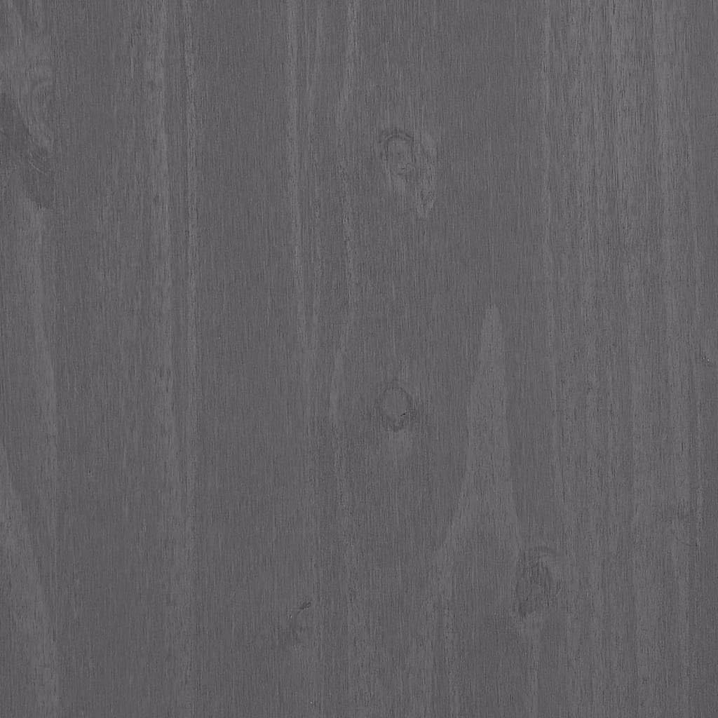 Light Grey Solid Pine Wood Sideboard with Shelves and Drawers, Traditional Style Storage Cabinet for Living Room Bedroom Dining Area, Durable Furniture