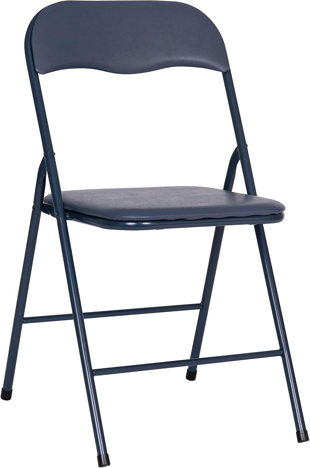 Flash Furniture Madison 5-Piece Folding Card Table and Chair Set, Navy | Portable, Indoor/Outdoor, Event Table and Chairs