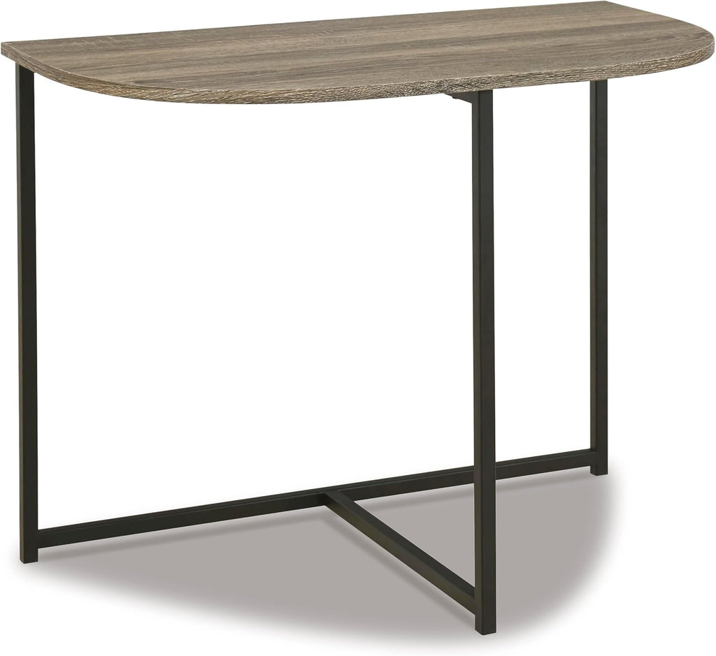 GTU Furniture Contemporary Engineered Wood Round 3-Piece Coffee Table Set, Cocktail Table with 2 Matching End Tables, Two-Tone Finish for Living Room
