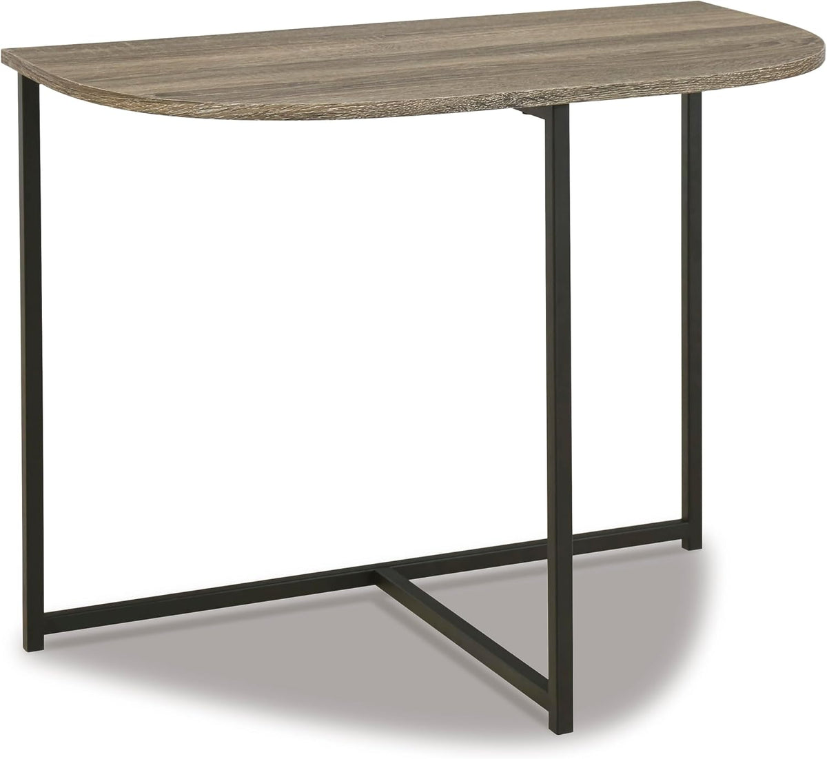GTU Furniture Contemporary Engineered Wood Round 3-Piece Coffee Table Set, Cocktail Table with 2 Matching End Tables, Two-Tone Finish for Living Room