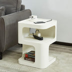 Side Table Side Table Telephone Table Iron Bedside Table Modern Minimalist Bedroom Bedside Table Living Room Coffee Table Sofa Lounge Side Table Bedroom Storage Bedside Cabinet (Color : 1) (B)