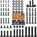 Universal TV Mounting Hardware Kit | M4/M5/M6/M8 Screws & Spacers | VESA-Compatible for TVs & Monitors Up to 80" | Organized & Labeled for Quick Installation
