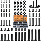 Universal TV Mounting Hardware Kit | M4/M5/M6/M8 Screws & Spacers | VESA-Compatible for TVs & Monitors Up to 80" | Organized & Labeled for Quick Installation
