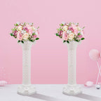 Roman Columns Wedding Column Stand Roman Pillar Plant Stand Plastic Greek Column Statue Pedestal Flower Pot Holder Decor, Elegant Decorative Column for Wedding Event Party