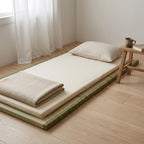 MustMat Tatami Mat Foldable Japanese Floor Mattress 35.4"x78.7"x1.2" | Traditional Japanese Futon, Floor Mattress, Rush Grass