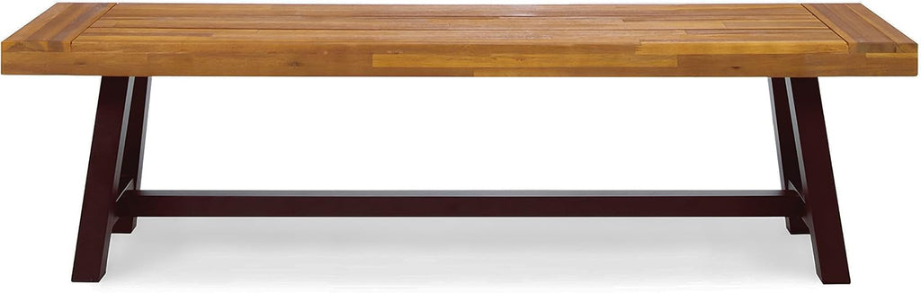 Christopher Knight Home 318117 Carlisle Benches, Sandblasted Brown + Rustic Metal