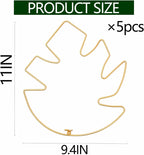 5PCS Monstera Plant Stem Support with Leaf Holders - Innovative Cactus Stake for Indoor Plants - Unique Plant Support Kit for Healthy Growth - Ideal for Gardening Enthusiasts