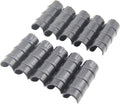 Garden Buildings Tube Clip 0.75 inch Black Greenhouse Clips Greenhouse Frame Pipe Tube Film Clip Connector Kit Pack of 10, Can Clamping Something outer diameter of 0.75-0.79in