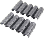 Garden Buildings Tube Clip 0.75 inch Black Greenhouse Clips Greenhouse Frame Pipe Tube Film Clip Connector Kit Pack of 10, Can Clamping Something outer diameter of 0.75-0.79in