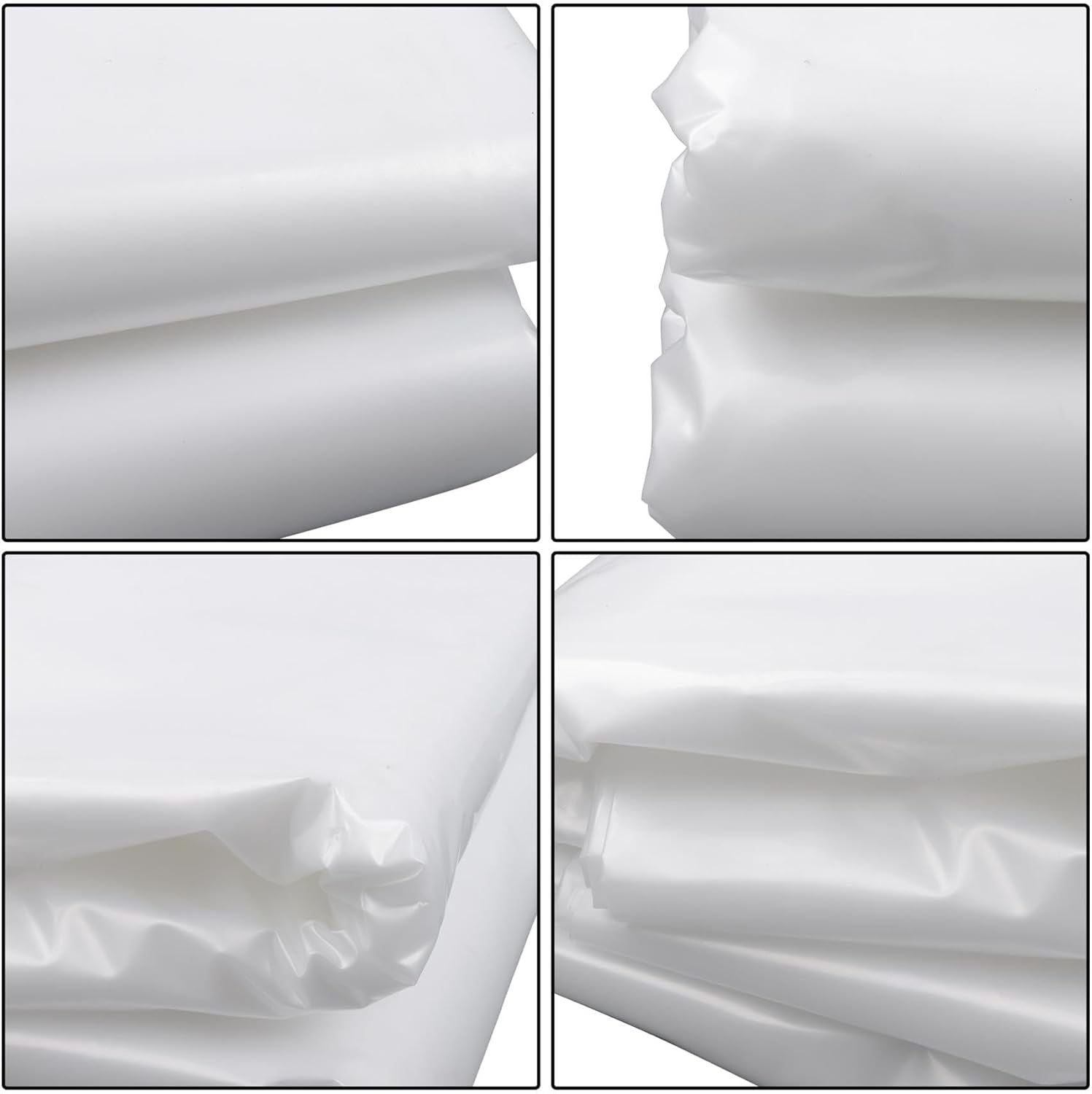 25 x 50FT Greenhouse Plastic Sheeting, 6 Mil Heavy Duty Clear Polyethylene Film, Covering for Gardening, Farming