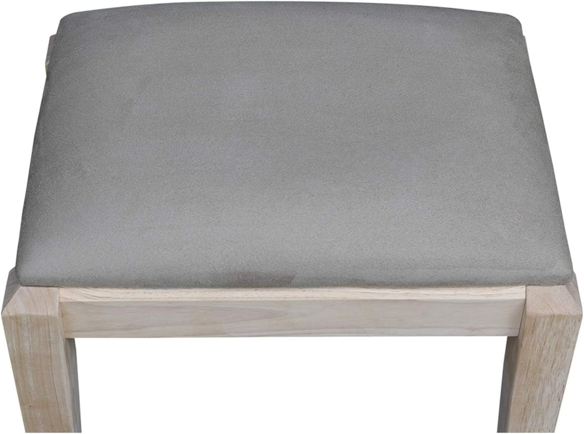 International Concepts Unfinished Vanity Bench, Unfinished