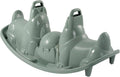 Smoby Life - Swing dogs - 2 ergonomic seats, 1 middle seat, 2 handles - Recycled material - From 18 months - Made in France