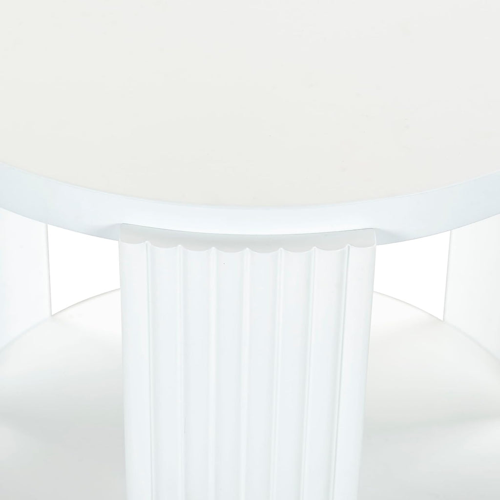 SAFAVIEH Couture Collection Liabella White Round Accent Table