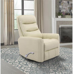 Parker Living Hercules - Oyster Manual Swivel Glider Recliner