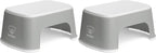 BabyBjörn Step Stool, Gray/White (Pack of 2)