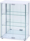 不二貿易(Fujiboeki) Fuji Boeki 72802 Collection Case, Figure Case, 3 Tiers, Width 23.8 x Depth 14.4 x Height 33.5 inches (60.5 x 36.5 x 85 cm), White, Wide Type, Rear Mirror