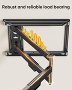 FORGING MOUNT Corner TV Wall Mount for Most 37-75 Inch TVs up to 99lbs | Full Motion TV Wall Mount with 30" Long Extension Arm, Swivel Tilt, Max VESA 600x400mm
