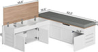 Kikihouse L-Shaped Corner Storage Bench with Cushion, Backless Wood Bench with Hidden Storage, for Dining Nook, Kitchen, Entryway, Cloakroom (Bench+Light Gray Cushion)