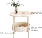 Sofa Side Table, Small Living Room Table, Tea Cabinet, Bedside Table for Small Coffee House (Color : Black)