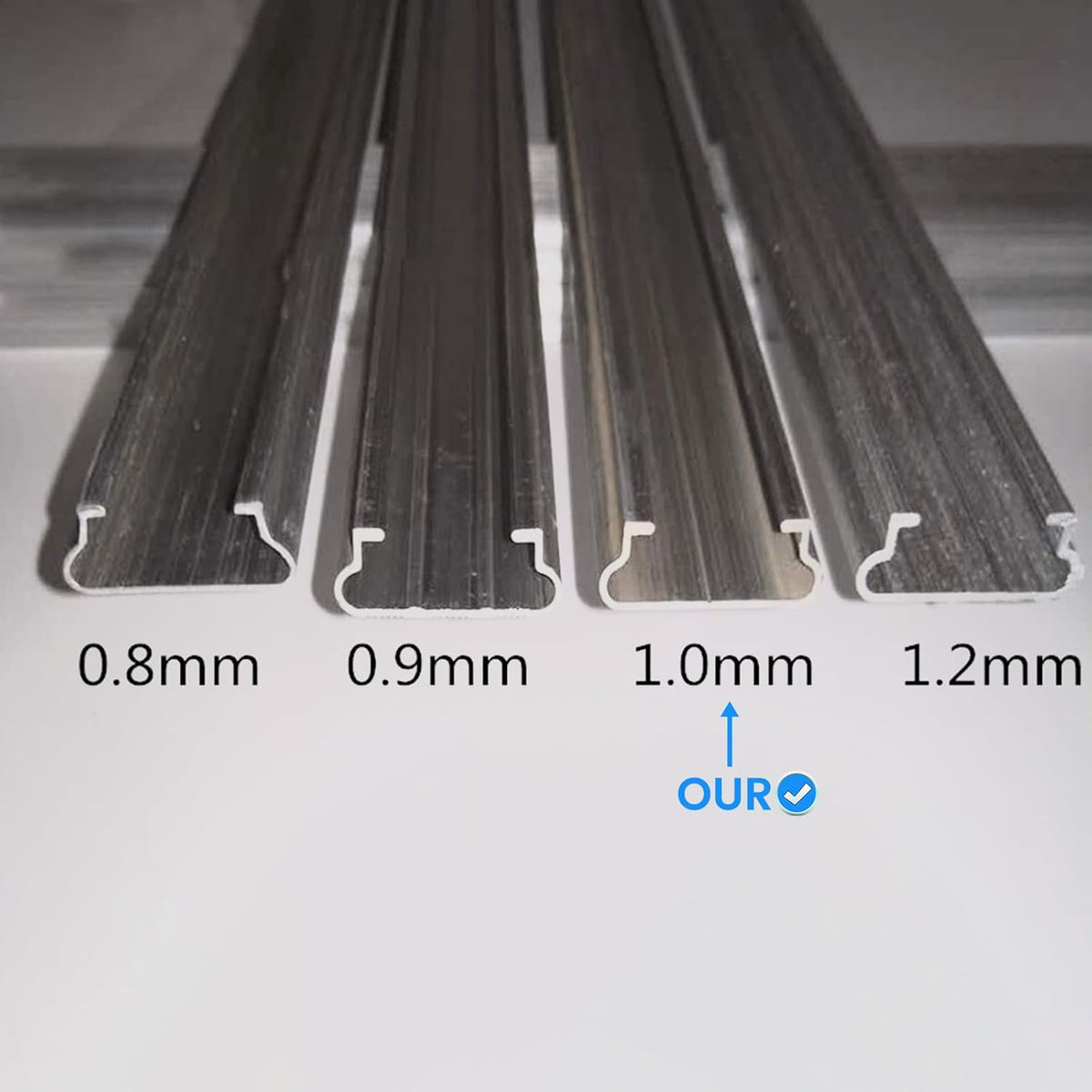 20 Set Greenhouse Lock Channel and Spring Wire,1MM Thick Aluminum Alloy Lock Channel and PVC Coated Spring Wires for Fixing Greenhouse Plastic Cover and Shade Cloth,6.6 FT,20 Set, LC20