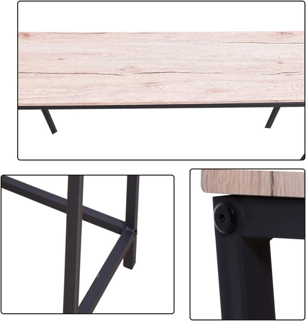 HOMERECOMMEND Console Table with Power Outlets and USB Ports,Rustic Brown | Sofa Tables with Charging Station,for Hallway, Entryway,Behind Couch Table,charging station behind couch