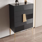 Entryway Cabinet Modern Sideboard Large Capacity Storage Cabinet Living Room Tall Solid Wood Drawer Storage Cabinet Sideboard Storage Cabinet(B)