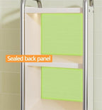 Multi-Layer Kitchen Racks Narrow Pantry Storage Cabinet for Small Spaces with Wheels Free Standing Microwave Stand Utility Organization and Storage Rack(2 Tier)