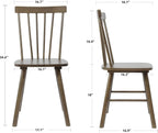 DUHOME Windsor Dining Chairs Set of 2, Farmhouse Mid Century Modern Wooden Spindle Back Kitchen Chairs with Comfortable Seat，Wood Dining Chairs for Dining Room, Living Room & Bistro