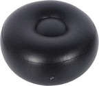 01 02 015 Inflatable Flocking Stool, Inflatable Chair Footrest Blue Indoor Outdoor Portable for Travel for Home, default