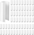 Jetec 64 Pieces Pool Cover Clamps for Above Ground Pools PVC Pipe Clips for Greenhouses, Row Covers, Shelters, Bird Protection, 2.4 Inches Long(3/4 Inch,White)