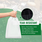 20 Packs 6 Mil Mushroom Grow Bags with Self Healing Injection Port, Thick Spawn Bags 5" X 8" X 20" with 0.2 Micron Filter Breathable Autoclavable Durable Tear-Resistant