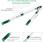 Heavy Duty Anvil Lopping Shears -2 inch Cutting Capacity Bypass Lopper - Extendable 26 Inch to 41 Inch,Professional Tree Branch Cutter