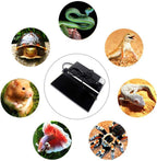 KABASI 2PCS Reptile Heating Mat, Waterproof Reptile Heat Pad Under Tank Terrarium with Temperature Control, Safety Adjustable Reptile Heat Mat for Turtle, Tortoise, Snakes, Lizard, Gecko, 7W