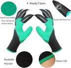 DCCPAA Garden Gloves with Claws,Claw Gardening Gloves for Digging,Planting, Weeding, Seeding-Waterproof for Men and Women