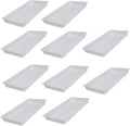 SUNPACK 10" x 20" Plastic Seed Starting Tray, White, 2.5" (Pack of 10) - No Drainage Holes, Perfect for Greenhouses or Indoor Gardening - Ideal for Seedlings and Cuttings
