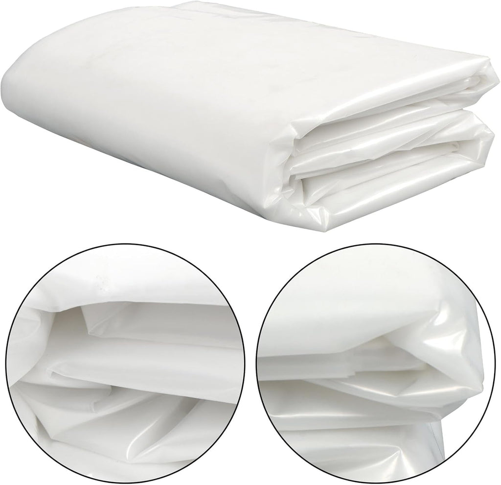 12 x 100FT Greenhouse Plastic Sheeting, 6 Mil Heavy Duty Clear Polyethylene Film, Covering for Gardening, Farming