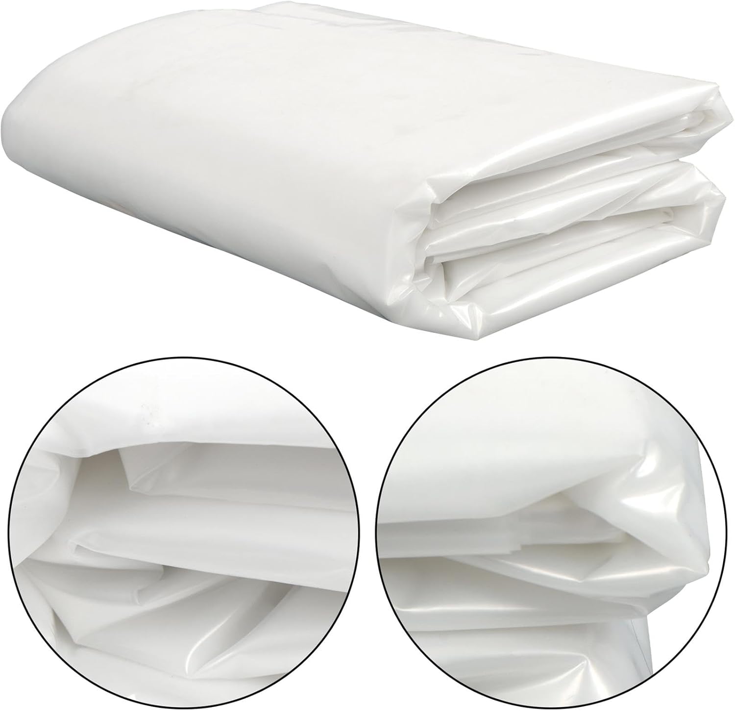 12 x 100FT Greenhouse Plastic Sheeting, 6 Mil Heavy Duty Clear Polyethylene Film, Covering for Gardening, Farming