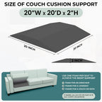 Sofa Couch Cushion Support, Black, Set of 3 | Sagging Sofas Repair