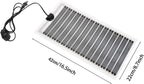 KABASI Reptile Heat Mats, 2nd-Gen 25W 16.5x8.7 inch Non-Adhesive Reptile Heating Pad with Temperature Adjustment, Waterproof Under Tank Terrarium Heating Mat for Tortoise Snakes