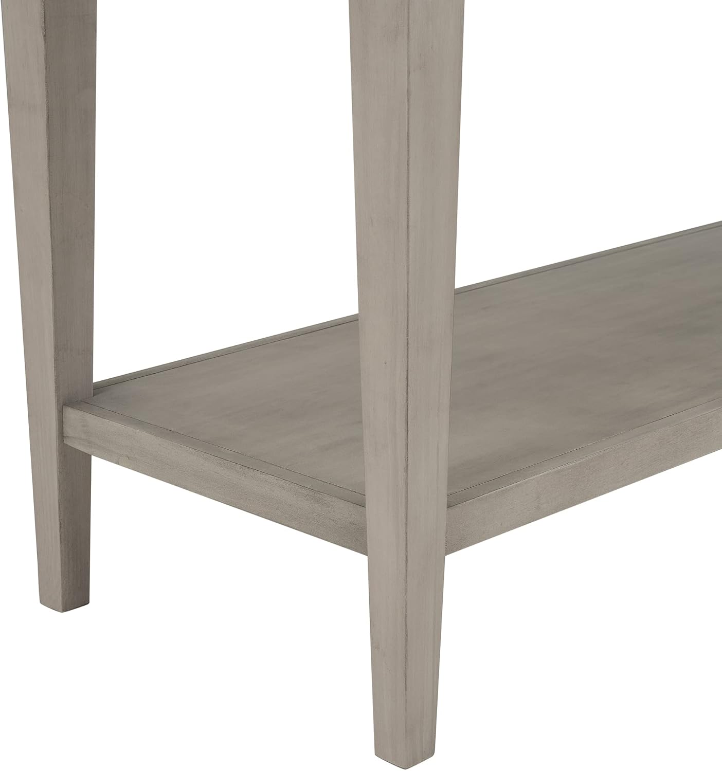 Knocbel 50" Retro Style Console Table Solid Wood Frame Sofa Table with Bottom Open Shelves and 3 Top Storage Drawers Entryway Table for Living Room, Coffee Bar, Hallway, Front Hall