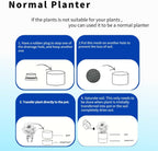 Nihow Self Watering Planter Accessory Set with Wick, Mesh - Enhance Your Plant's Growth and Health Easily