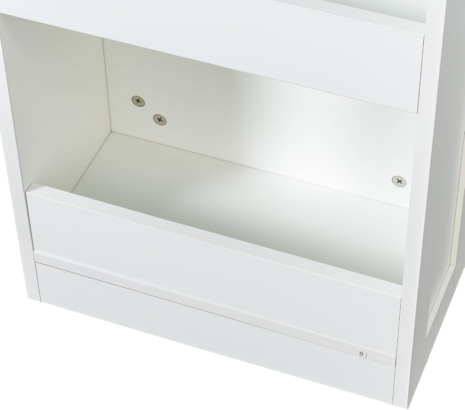 7 Tier Pull-Out Storage Cabinet with Handle & Wheels, Tall Narrow Spice Rack Next to Fridge, Wood Food Pantry for Kitchen, Dining Room, White