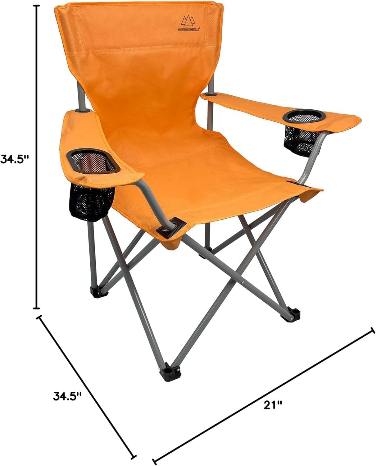 Anytime Chair for Camping, Sports, and The Outdoors w/Carry Bag, Camping Chairs for Adults, Folding Chair for Outside