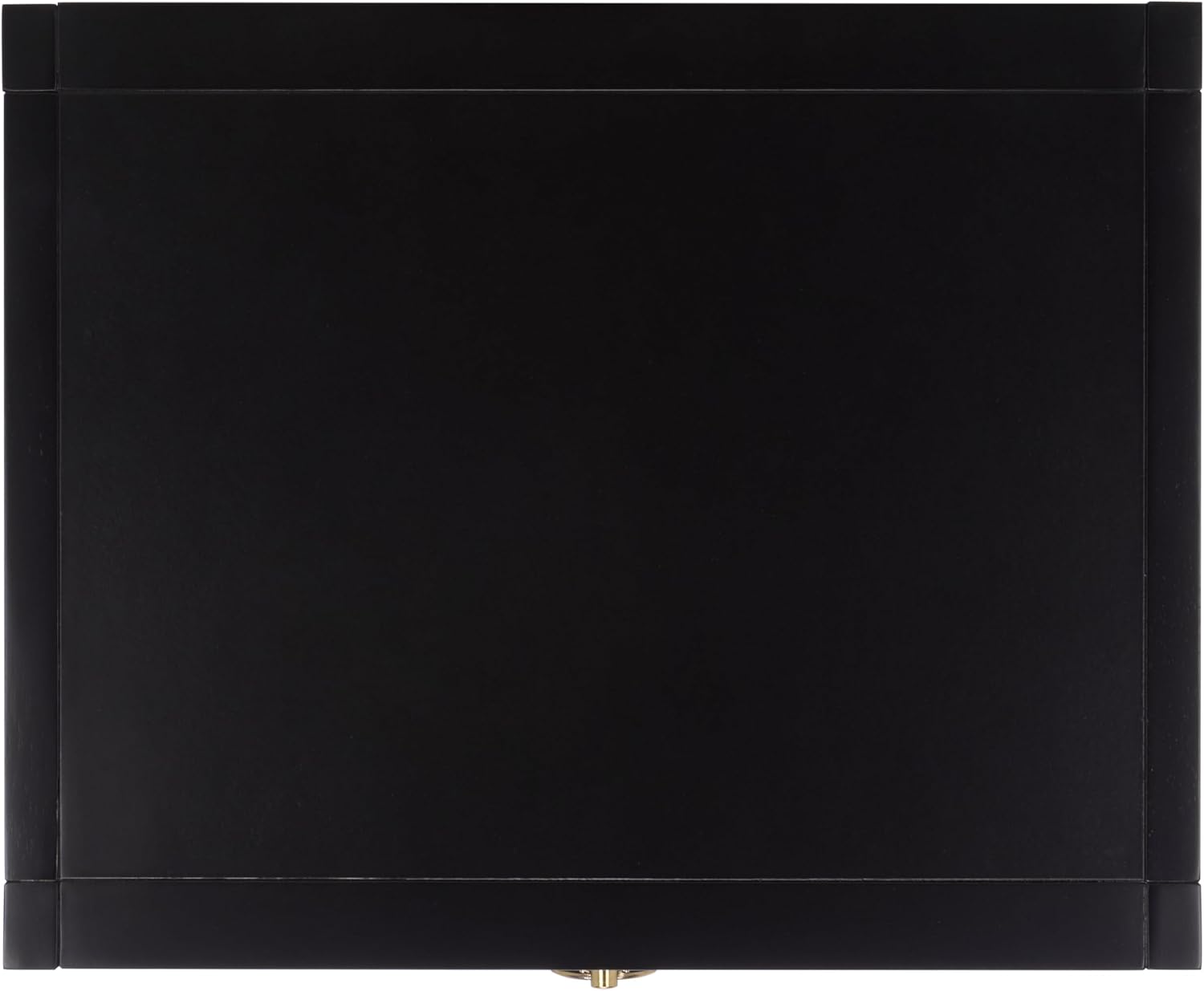 SAFAVIEH Furniture - Sadie 1-Drawer Nightstand - Black - Wood - Glam Gold Hardware Design - Ideal for Bedroom, 21" W x 17.2" D x 26" H - Fully Assembled (NST9201E)