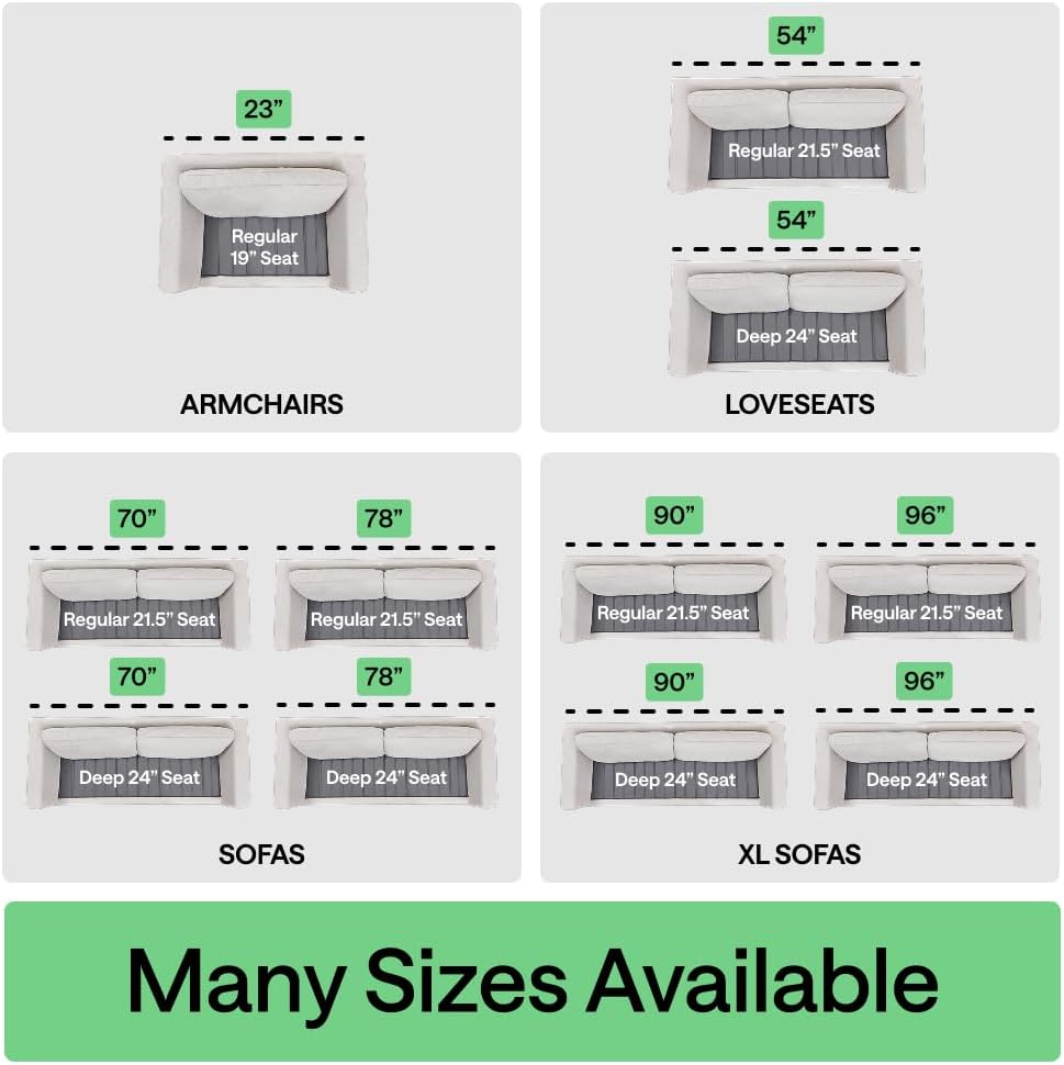 GORILLA GRIP Couch Cushion Support Board for Sagging Sofas, 21.5x70 Gray | Heavy Duty Slip Resistant Thick Boards Add Strong Seat Supports for Couch, Replacement Stuffing Firmer Couches Accessories