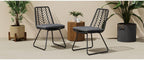 Saiveina Deja Chair,2PCS with 2 Cushions,Gray