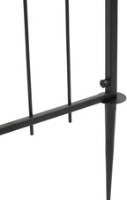 VINGLI Garden Arbor, Arch Archway for Wedding Ceremony Party, Steel Garden Trellis for Plant Climbing, Christmas Decorations Pergola for Backyard, Lawn (Black)