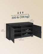 SONGMICS HOME 3-Tier Entryway Bench, Shoe Bench with Padded Seat, for Hallway, Bedroom, 14.2 x 40 x 20.9 Inches, Dark Gray