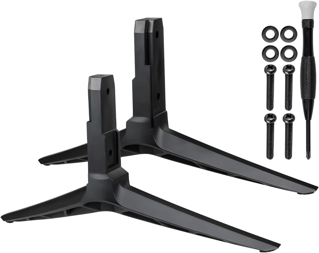 TV Stand Legs for Vizio D50X-G9/V505-G9/V505-H9/M506X-H9 (Black) | Easy VESA Tabletop Mount, Anti-Wobble Design, Includes All Screws